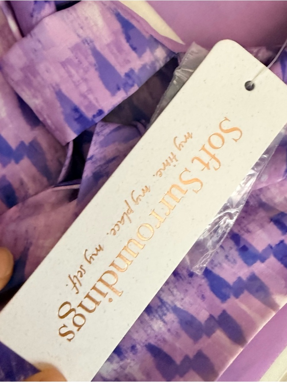 Soft Surroundings Size S Sleeveless Adrie Top Blouse in Orchid Multi NEW! - Picture 5 of 7